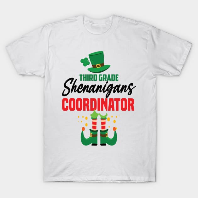 Third grade shenanigans coordinator St patricks day teacher gift T-Shirt by DODG99